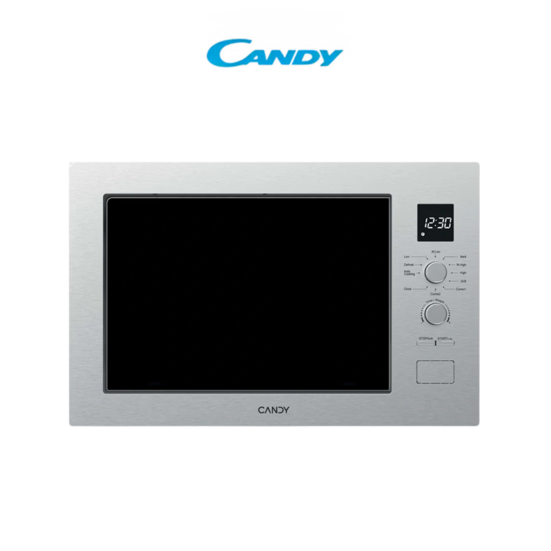 Candy Micro-ondes Encastrable – 25L–1200W– Inox-CA38FL7NWXW