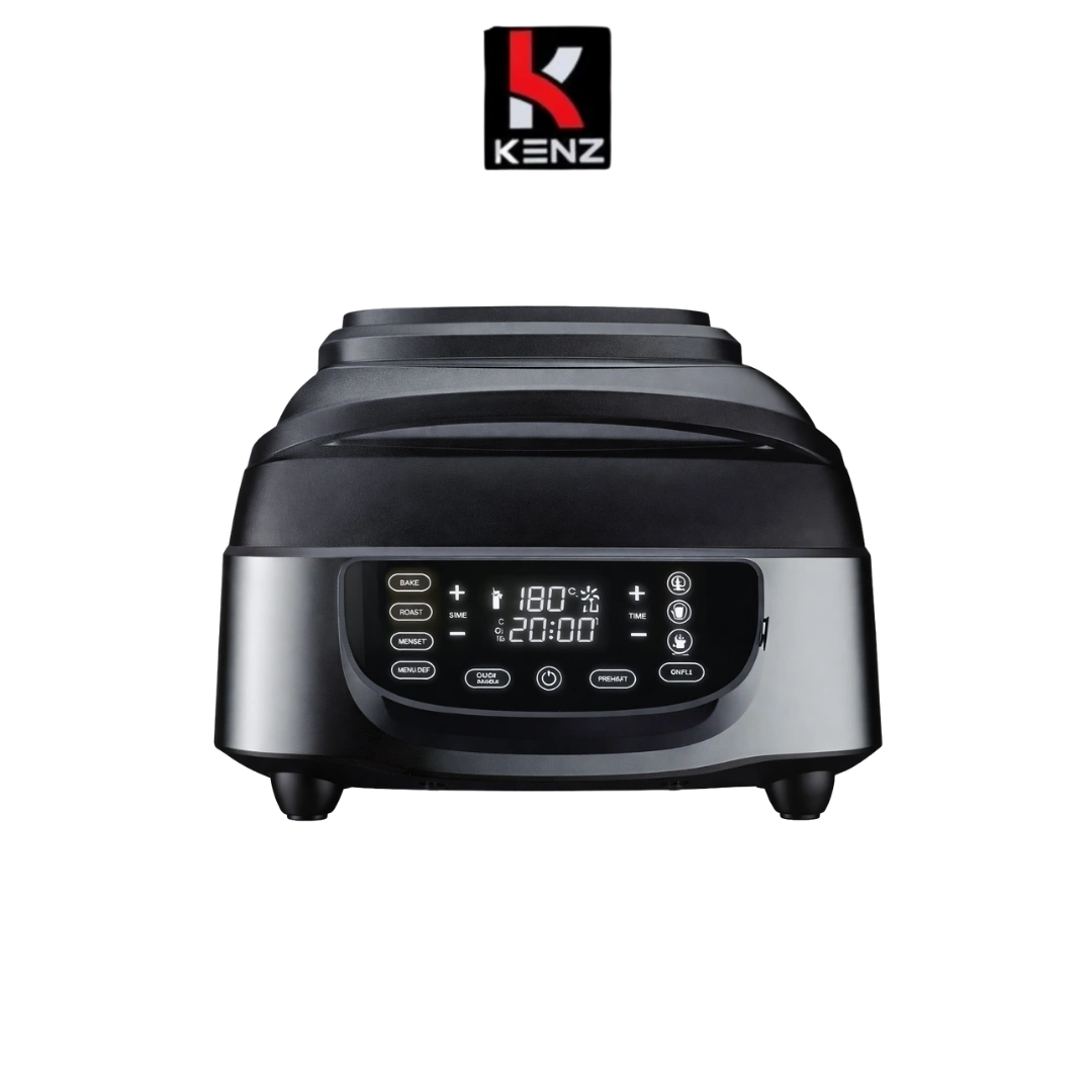kenz air fryer grill sans fumée 5 in 1–8 l 1800w